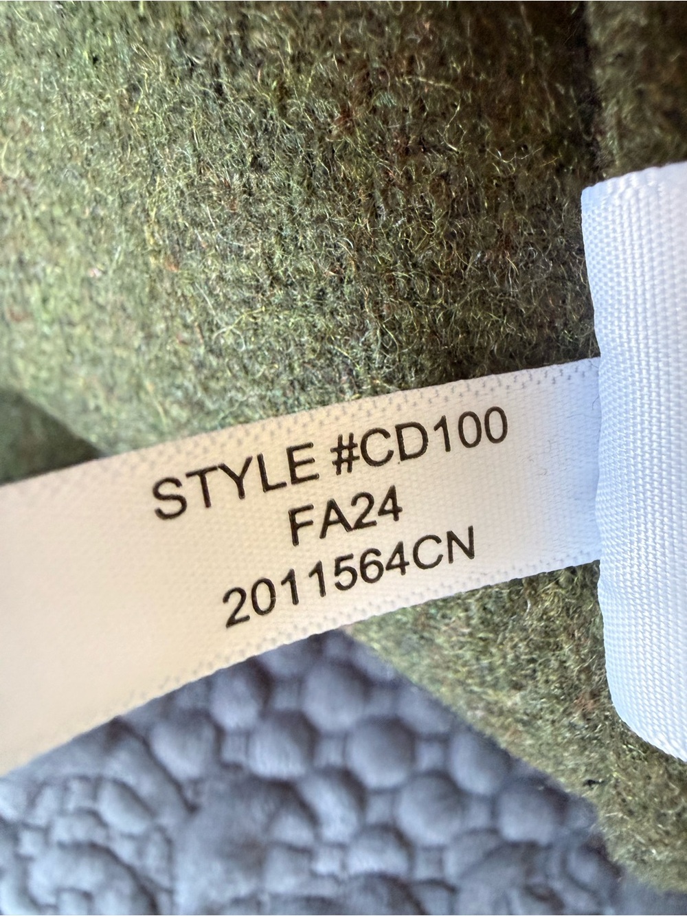 J. Crew Dark Olive Double-Breasted  Trench Coat in Double Faced Wool - Picture 12 of 14